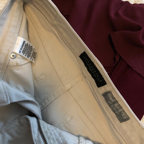 Aeropostale Light Beige Skinny Jeans (Size 25) - Picture 4 of 4